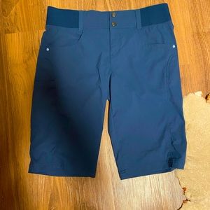 Never worn Title Nine Blue Clamber Shorts 13”